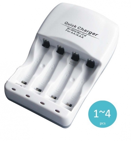QC-630 rapid charger for1~4pcs Ni-MH rechargeable batteries 1
