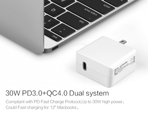 TC-EPD30W USB-C PD 3.0+QC3.0 USB FAST CHARGER 2